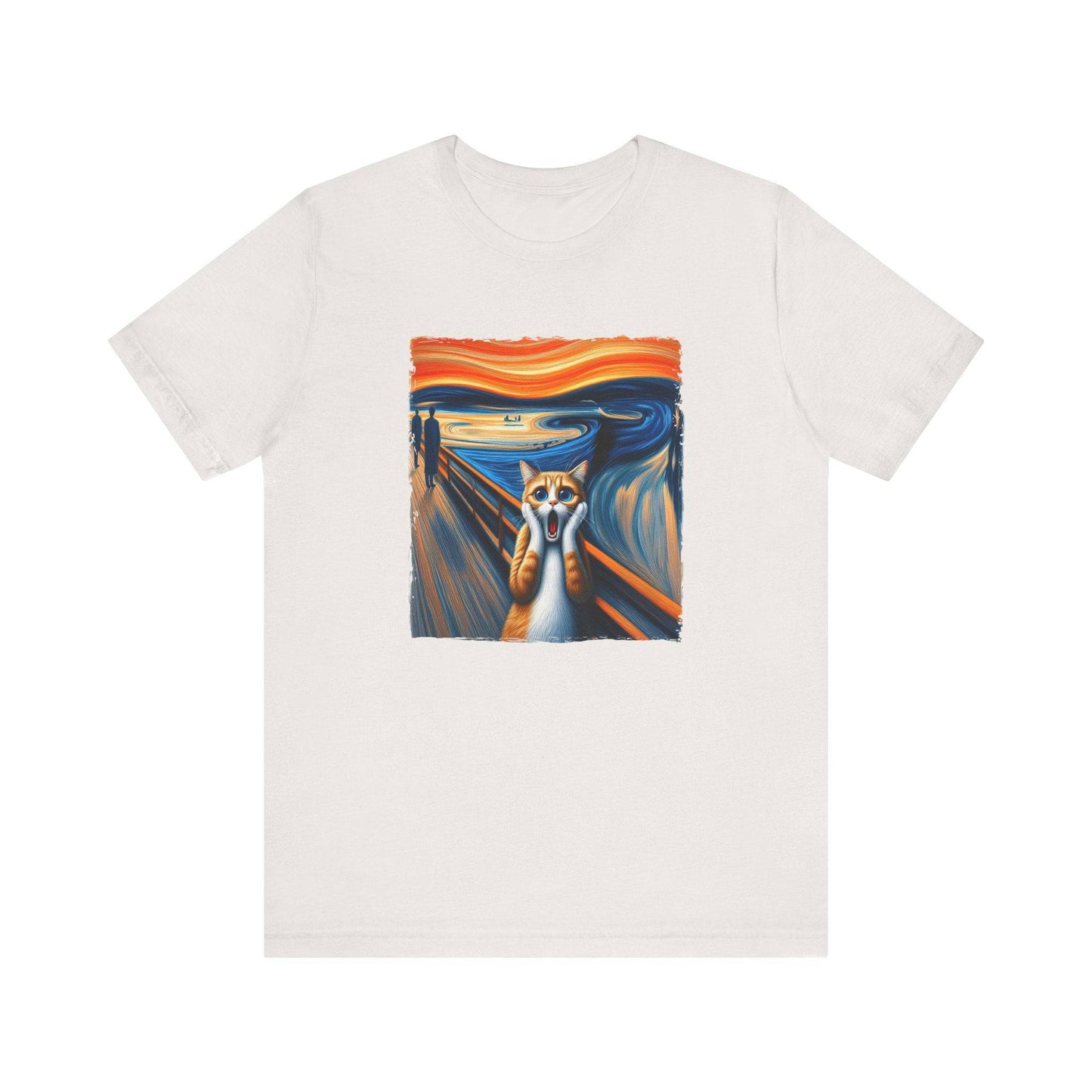 Scream Cat - Funny Art Parody T-Shirt - Goateez Style