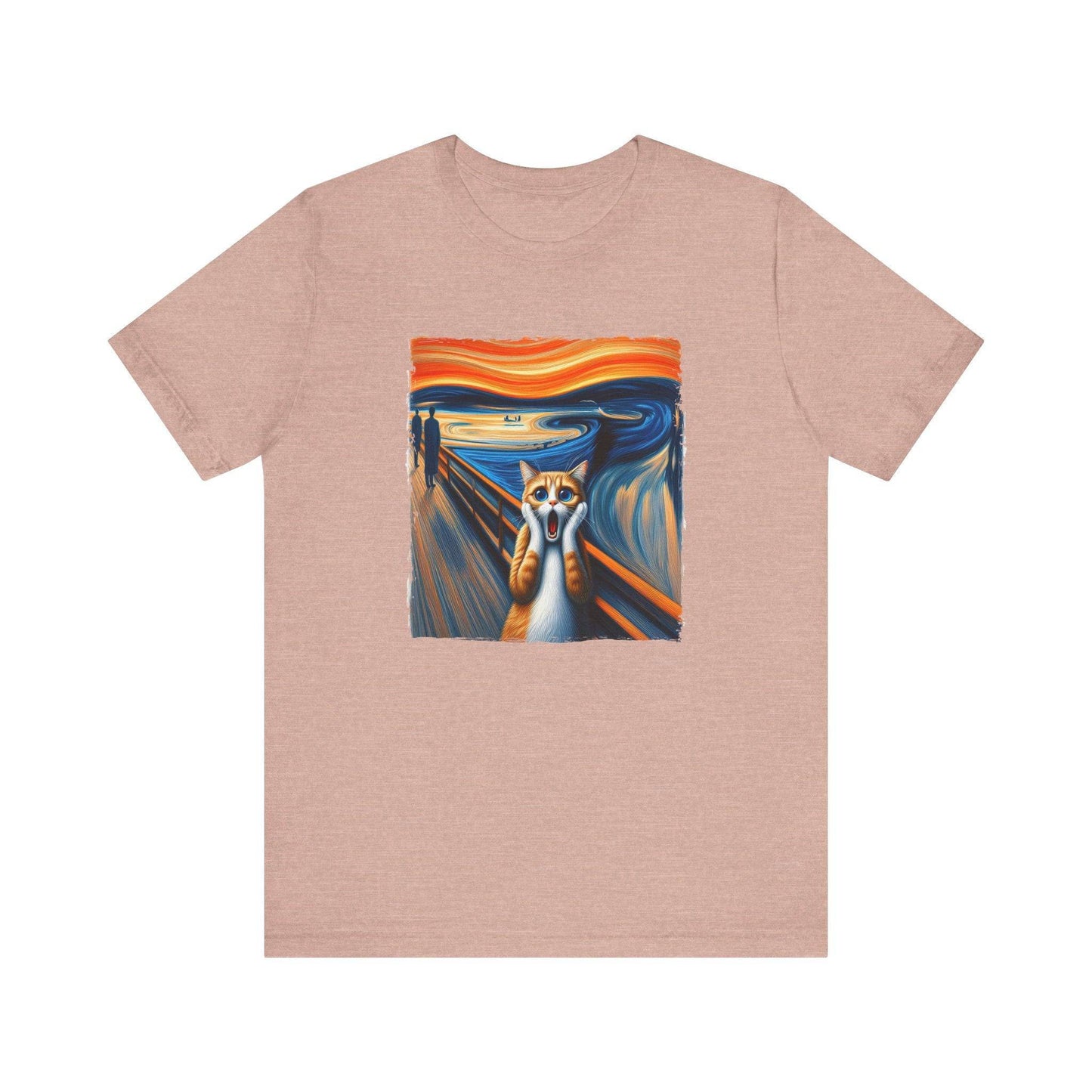 Scream Cat - Funny Art Parody T-Shirt - Goateez Style