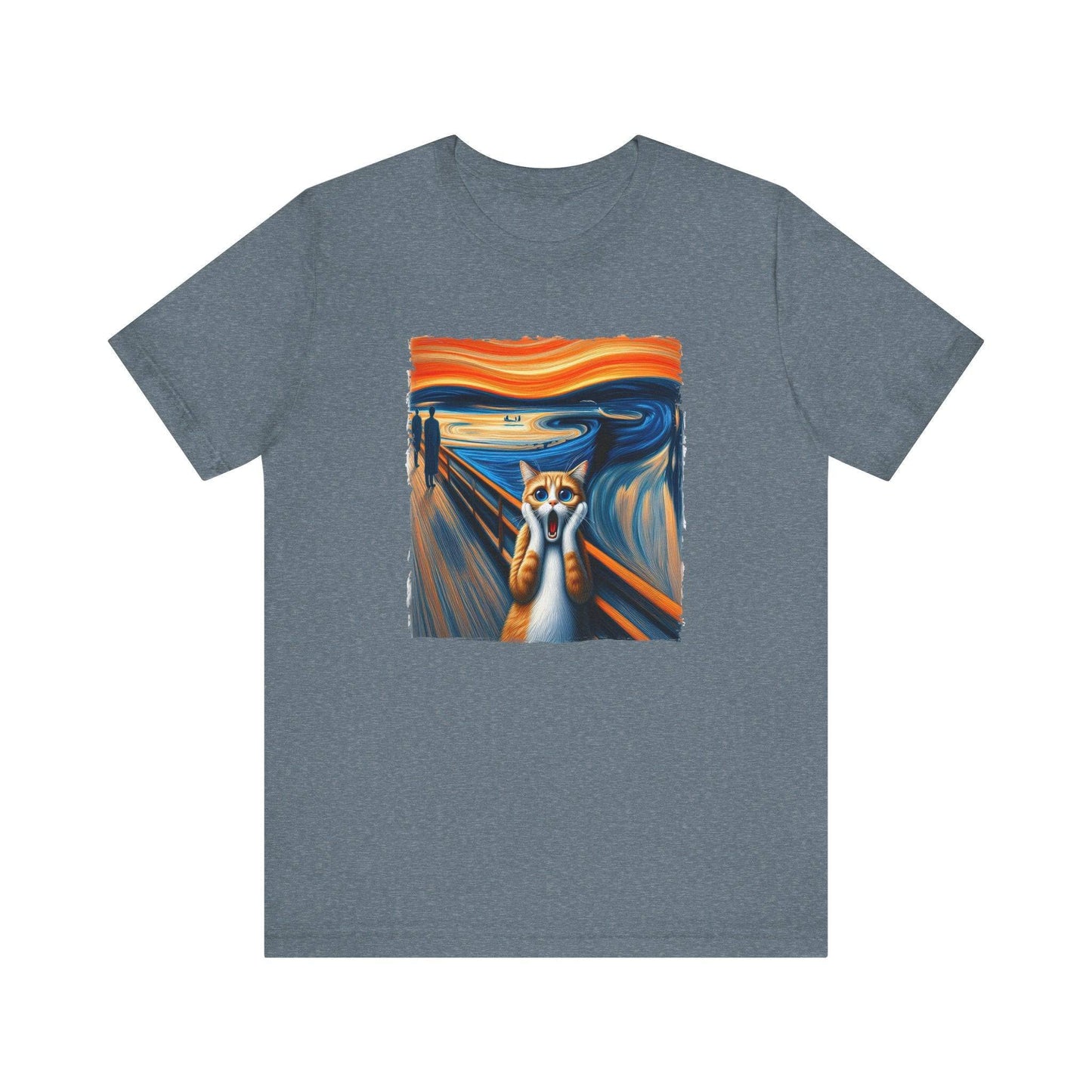 Scream Cat - Funny Art Parody T-Shirt - Goateez Style