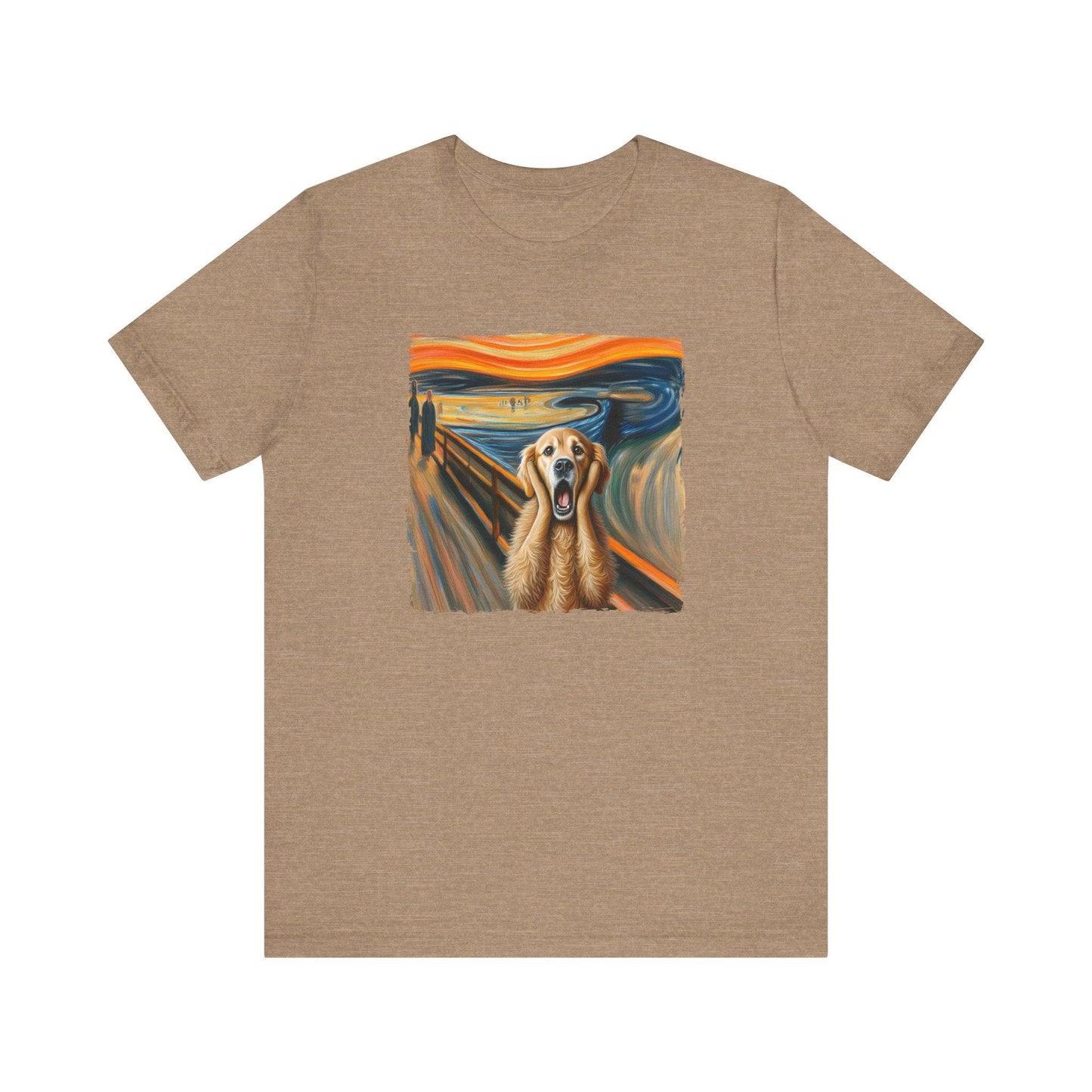 Scream Dog - Funny Art Parody T-Shirt - Goateez Style