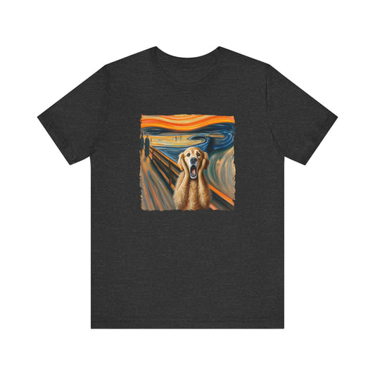 Scream Dog - Funny Art Parody T-Shirt - Goateez Style