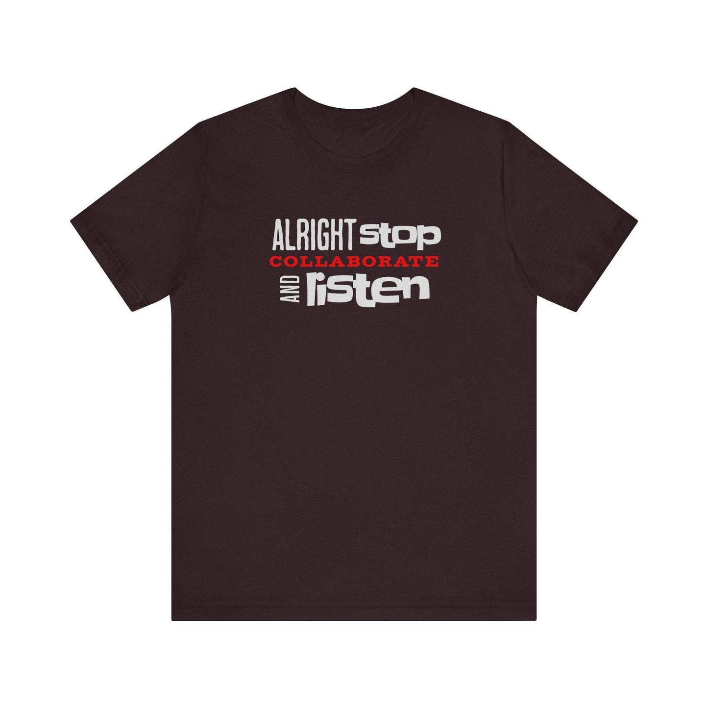 Stop Collaborate Listen T-Shirt - 90's Ice Ice Baby Shirt - Goateez Style