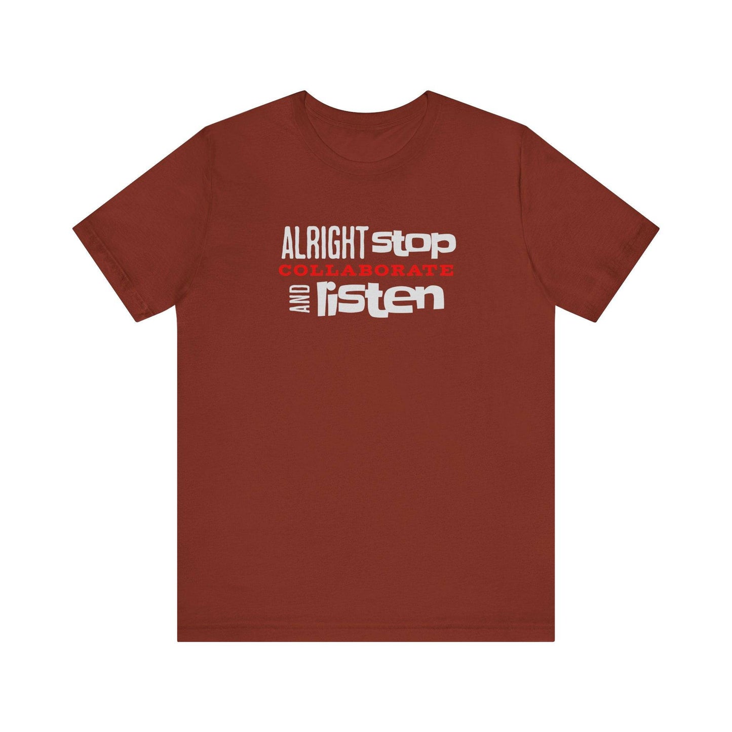 Stop Collaborate Listen T-Shirt - 90's Ice Ice Baby Shirt - Goateez Style