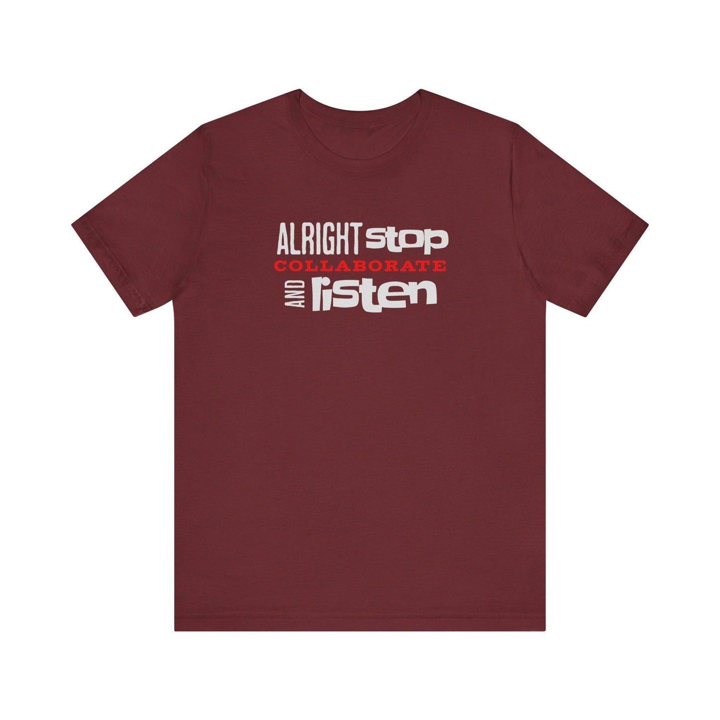 Stop Collaborate Listen T-Shirt - 90's Ice Ice Baby Shirt - Goateez Style