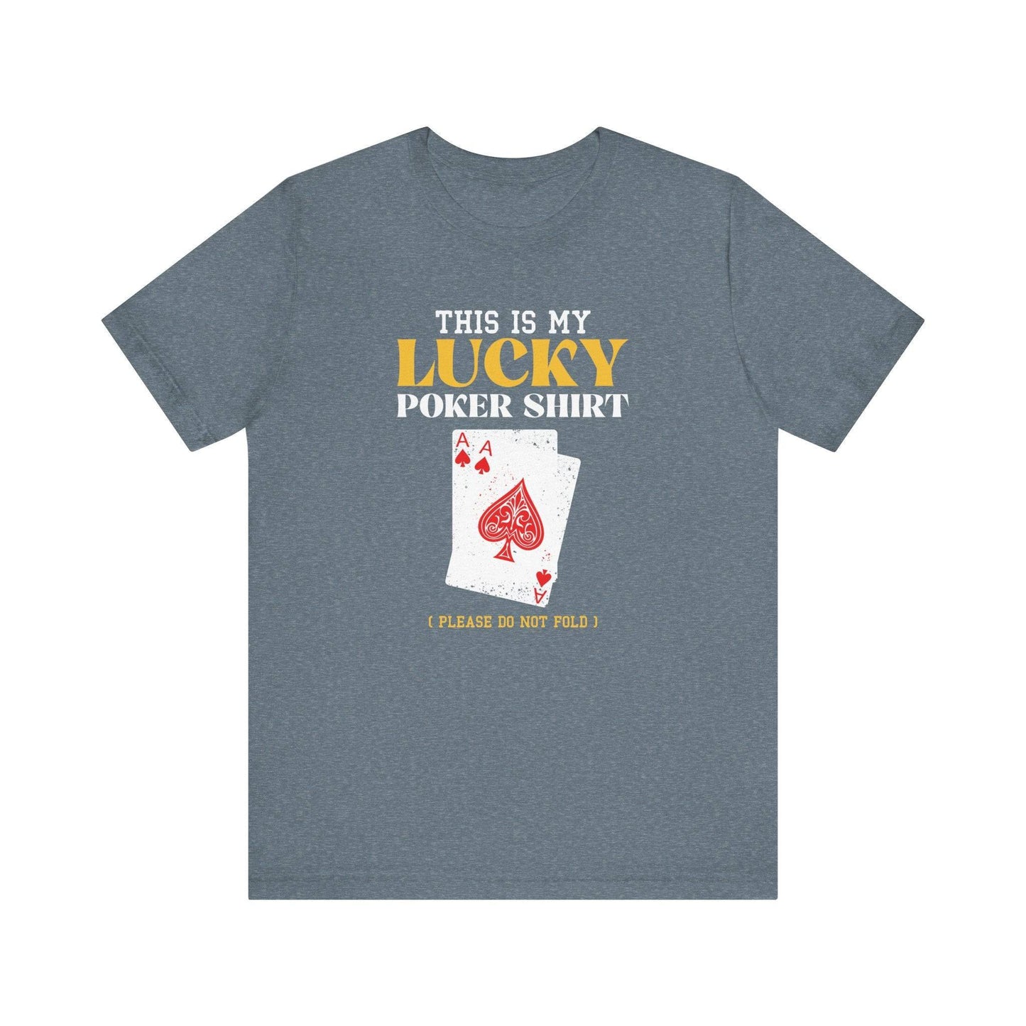 This Is My Lucky Poker Shirt - Fun Card Game Tee - Goateez Style