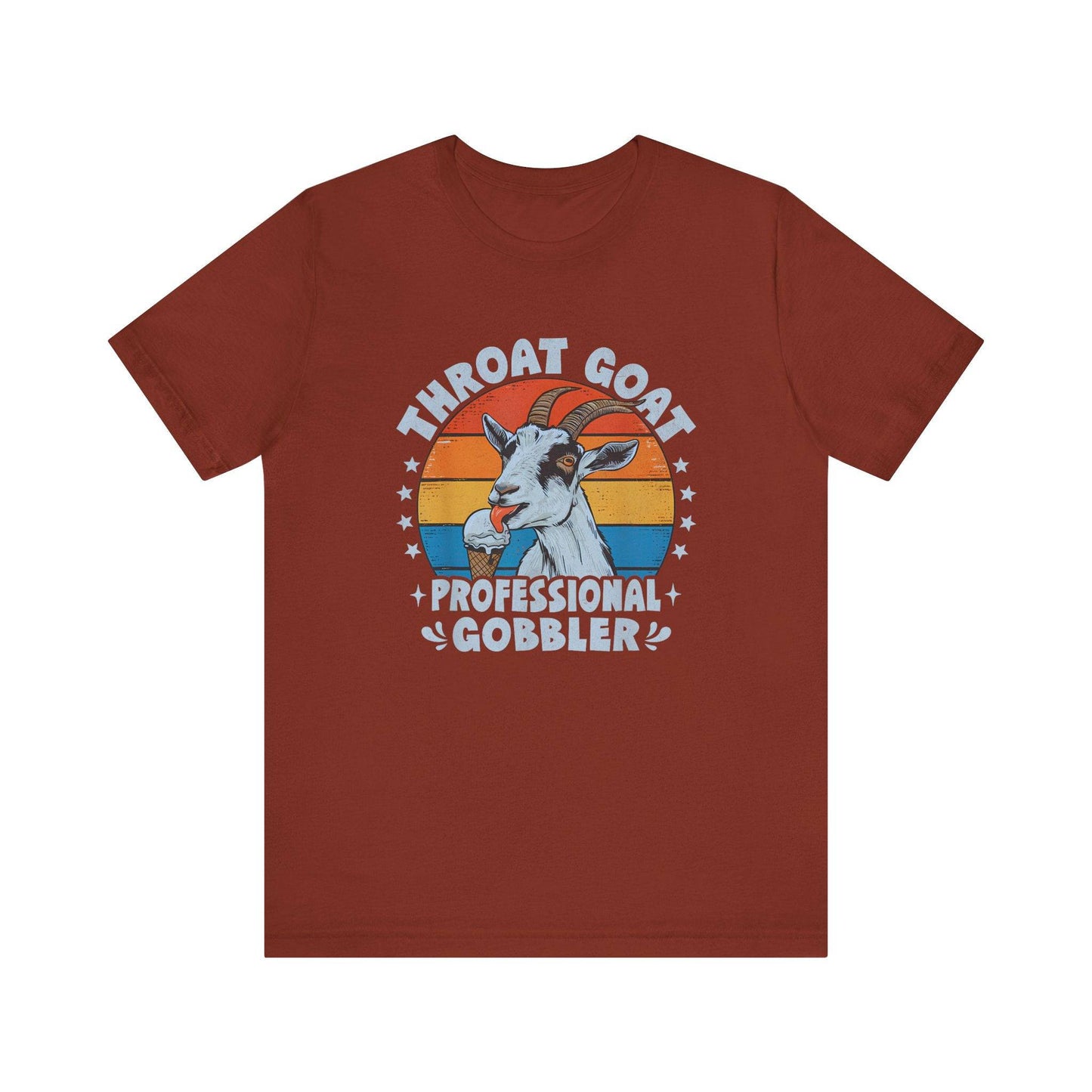 Throat Goat Funny T-Shirt - Cheeky Professional Gobbler Tee - Goateez Style