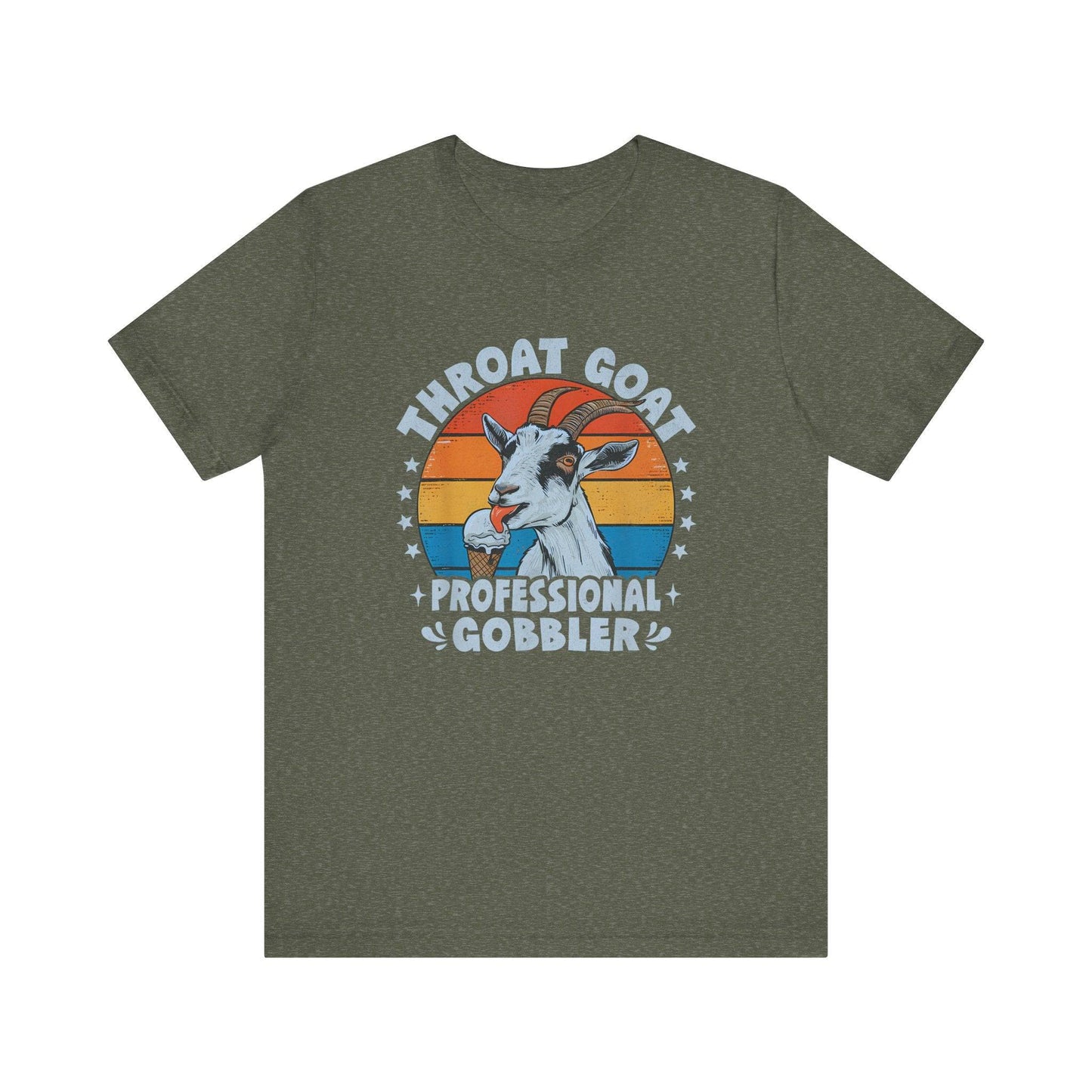 Throat Goat Funny T-Shirt - Cheeky Professional Gobbler Tee - Goateez Style