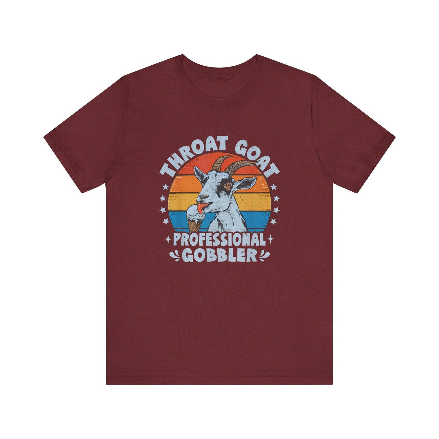 Throat Goat Funny T-Shirt - Cheeky Professional Gobbler Tee - Goateez Style