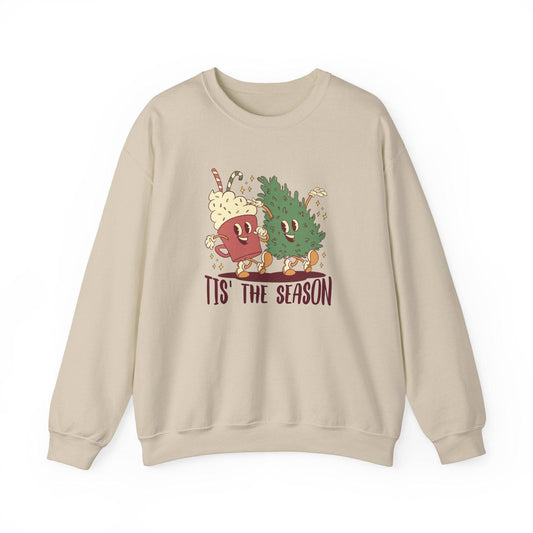 Tis' the Season Sweatshirt - Fun and Festive Holiday Design - Goateez Style