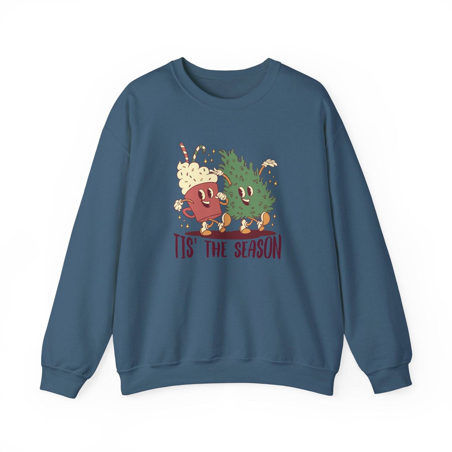 Tis' the Season Sweatshirt - Fun and Festive Holiday Design - Goateez Style
