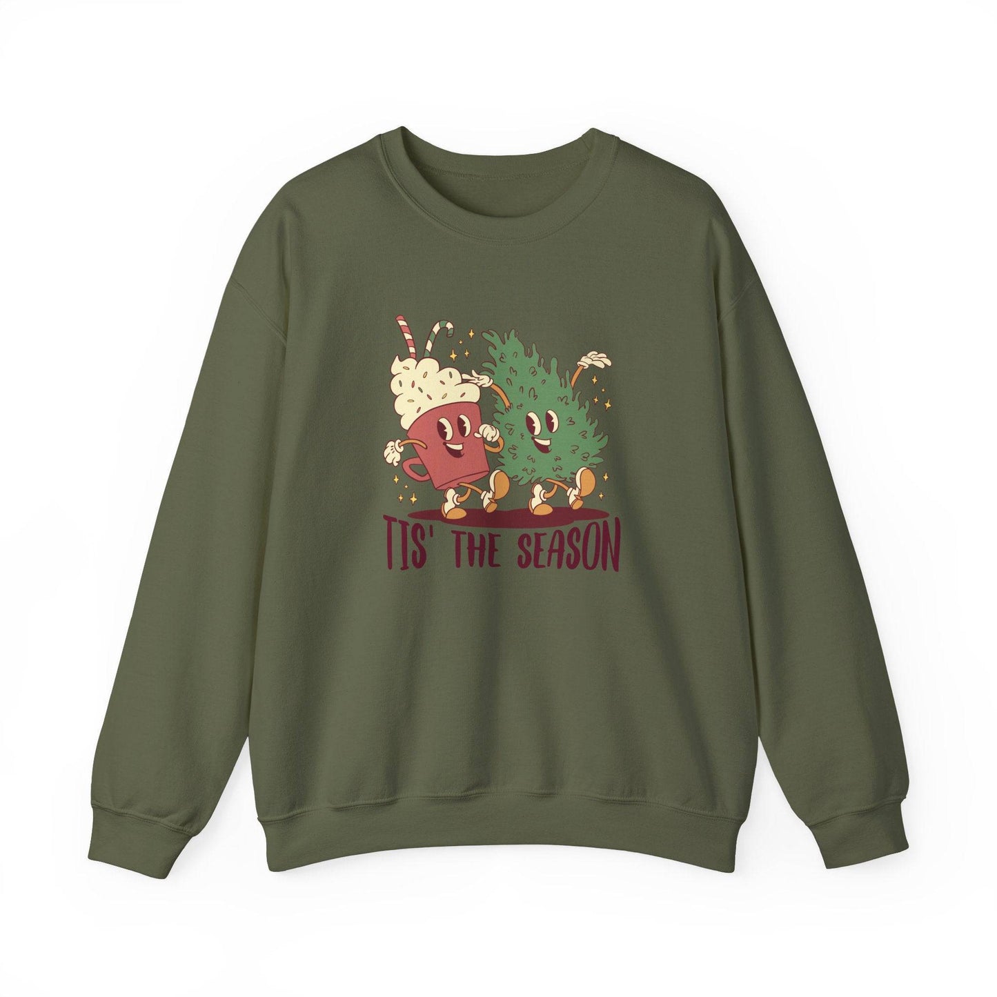 Tis' the Season Sweatshirt - Fun and Festive Holiday Design - Goateez Style