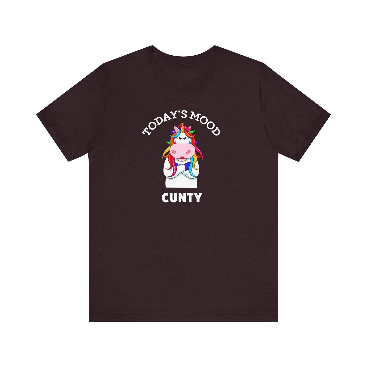 Today's Mood Cunty Funny Unicorn Attitude Tee - Goateez Style