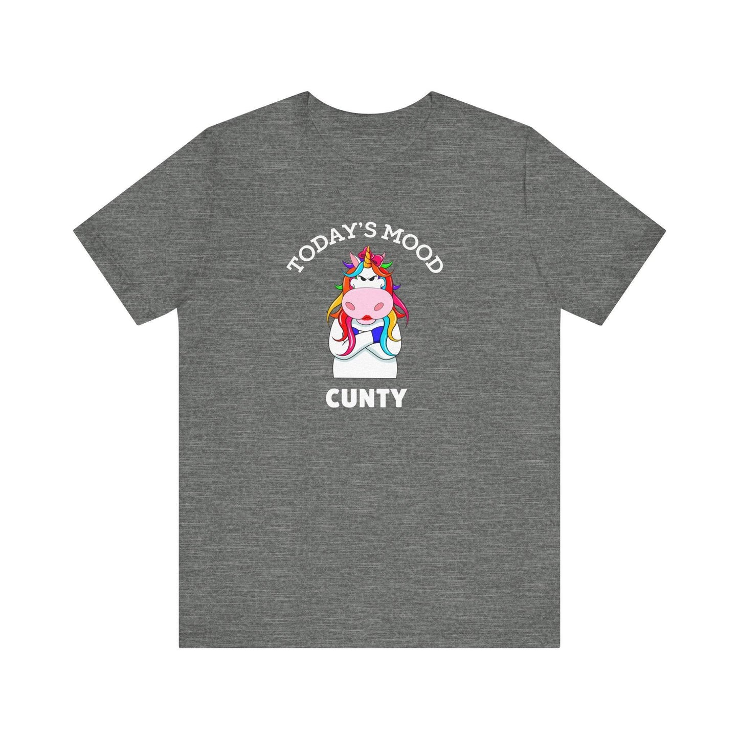 Today's Mood Cunty Funny Unicorn Attitude Tee - Goateez Style