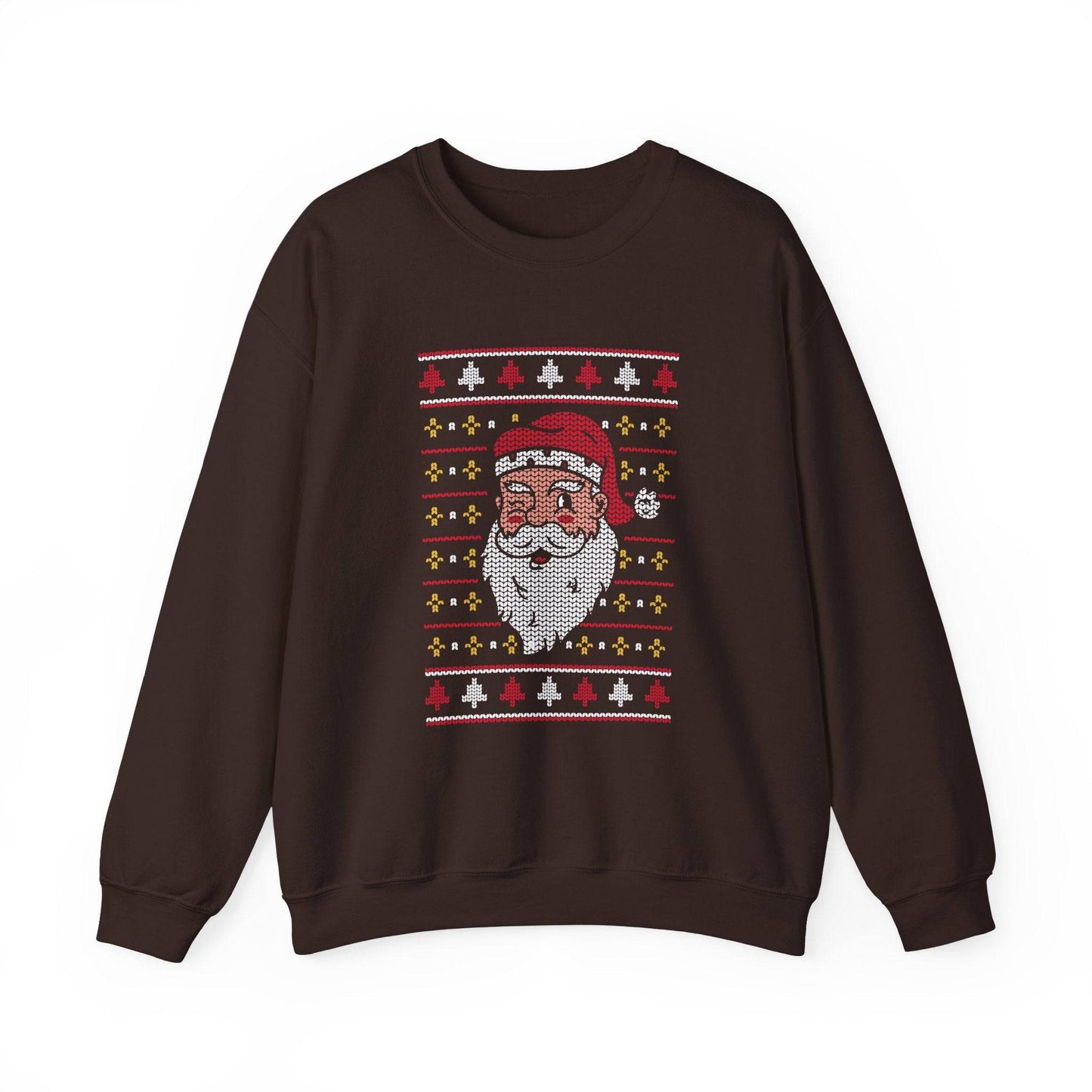Ugly Sweater Santa Christmas Sweatshirt Funny Holiday Gift - Goateez Style