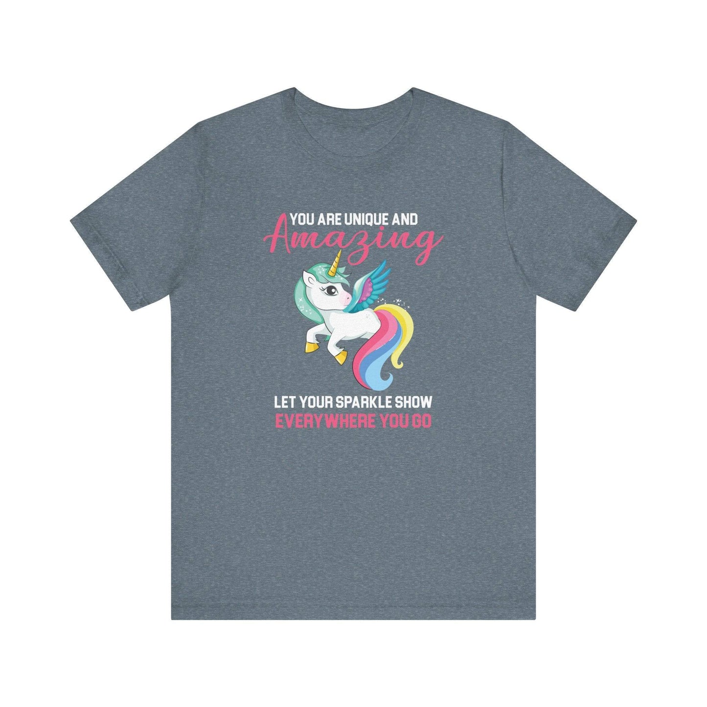 Unique and Amazing Unicorn T-Shirt - Inspirational and Fun Graphic Tee - Goateez Style