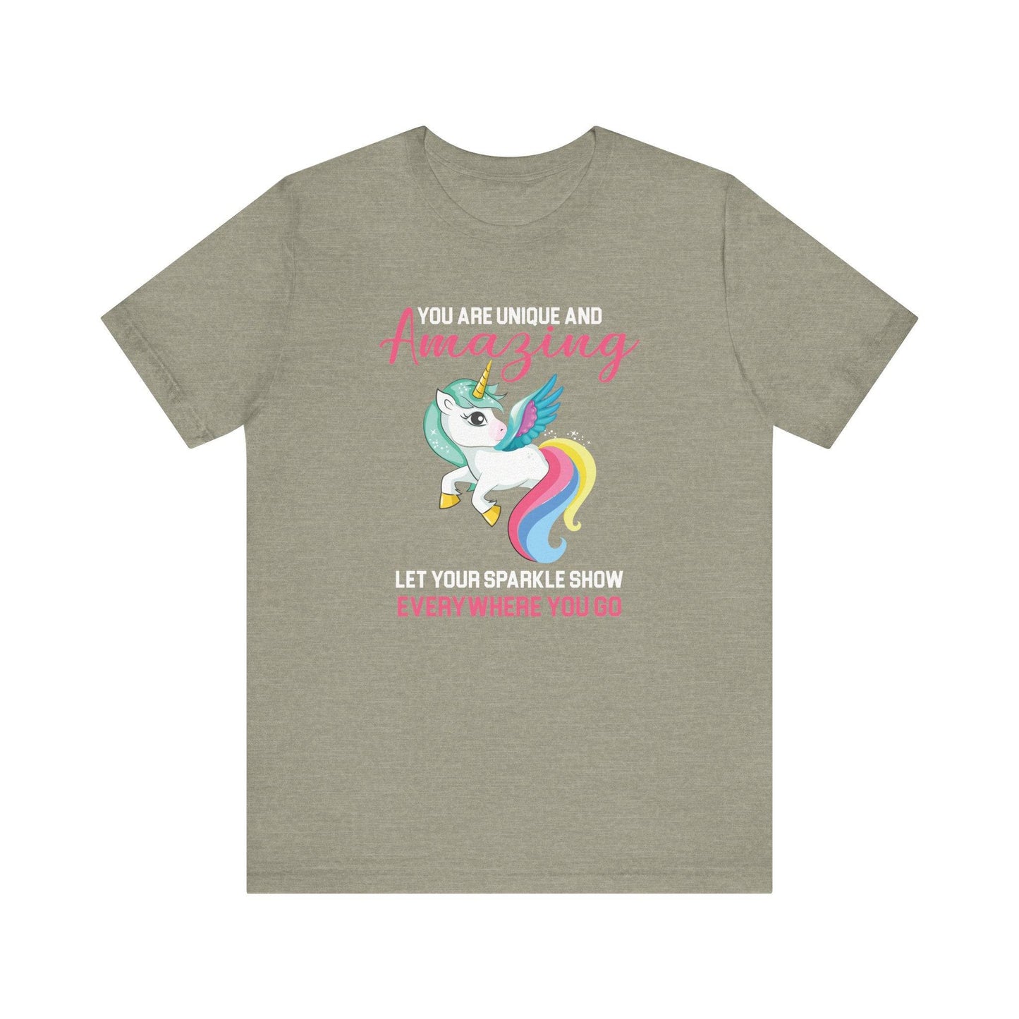 Unique and Amazing Unicorn T-Shirt - Inspirational and Fun Graphic Tee - Goateez Style