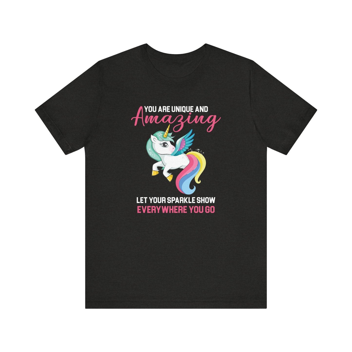 Unique and Amazing Unicorn T-Shirt - Inspirational and Fun Graphic Tee - Goateez Style