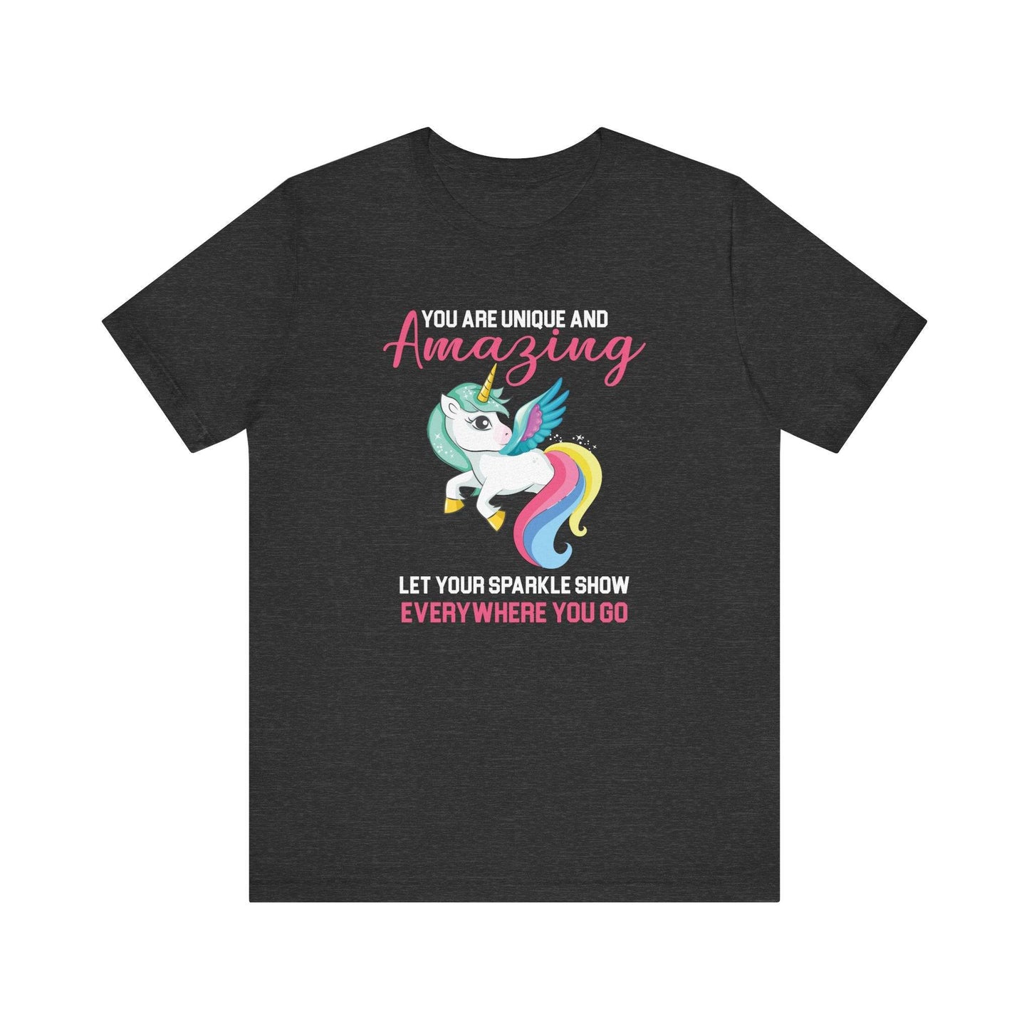 Unique and Amazing Unicorn T-Shirt - Inspirational and Fun Graphic Tee - Goateez Style