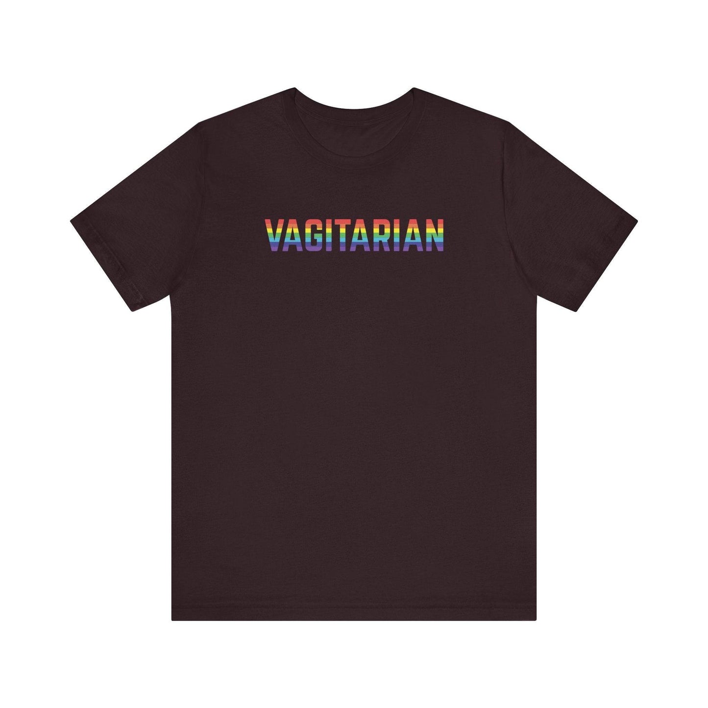 Vagitarian Funny Lesbian Pride T-Shirt - Goateez Style