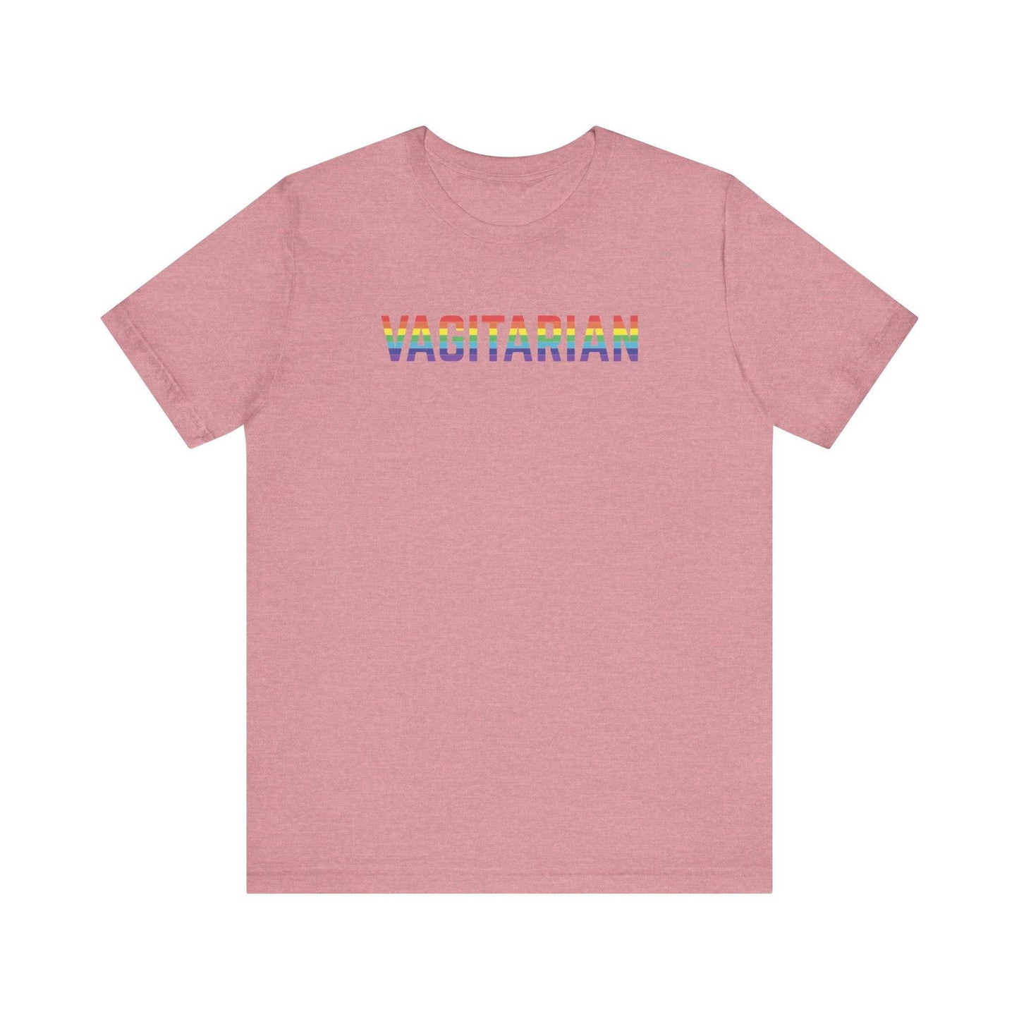 Vagitarian Funny Lesbian Pride T-Shirt - Goateez Style