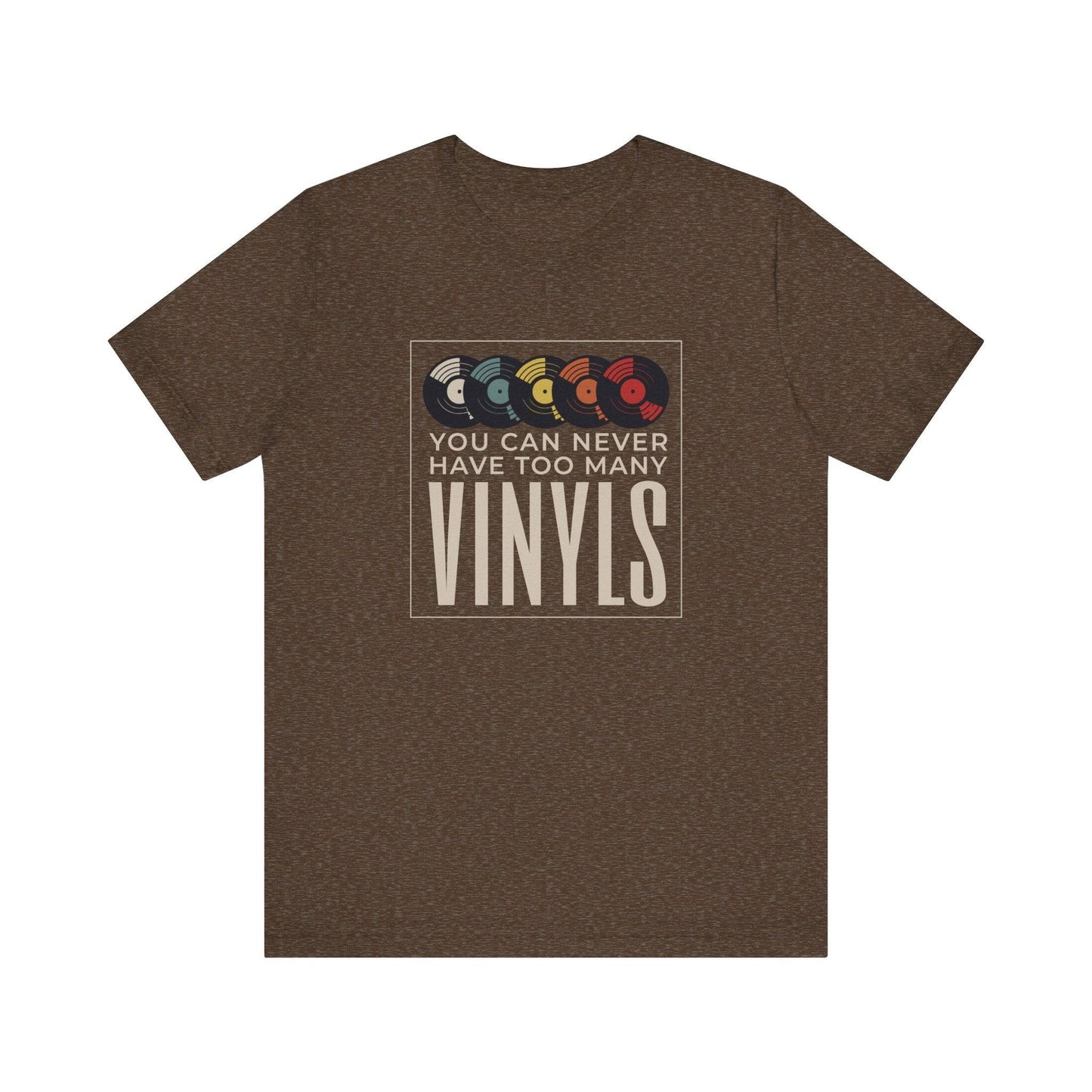 Vinyl Lover T-Shirt - You Can Never Have Too Many Vinyls - Retro Music Tee - Goateez Style