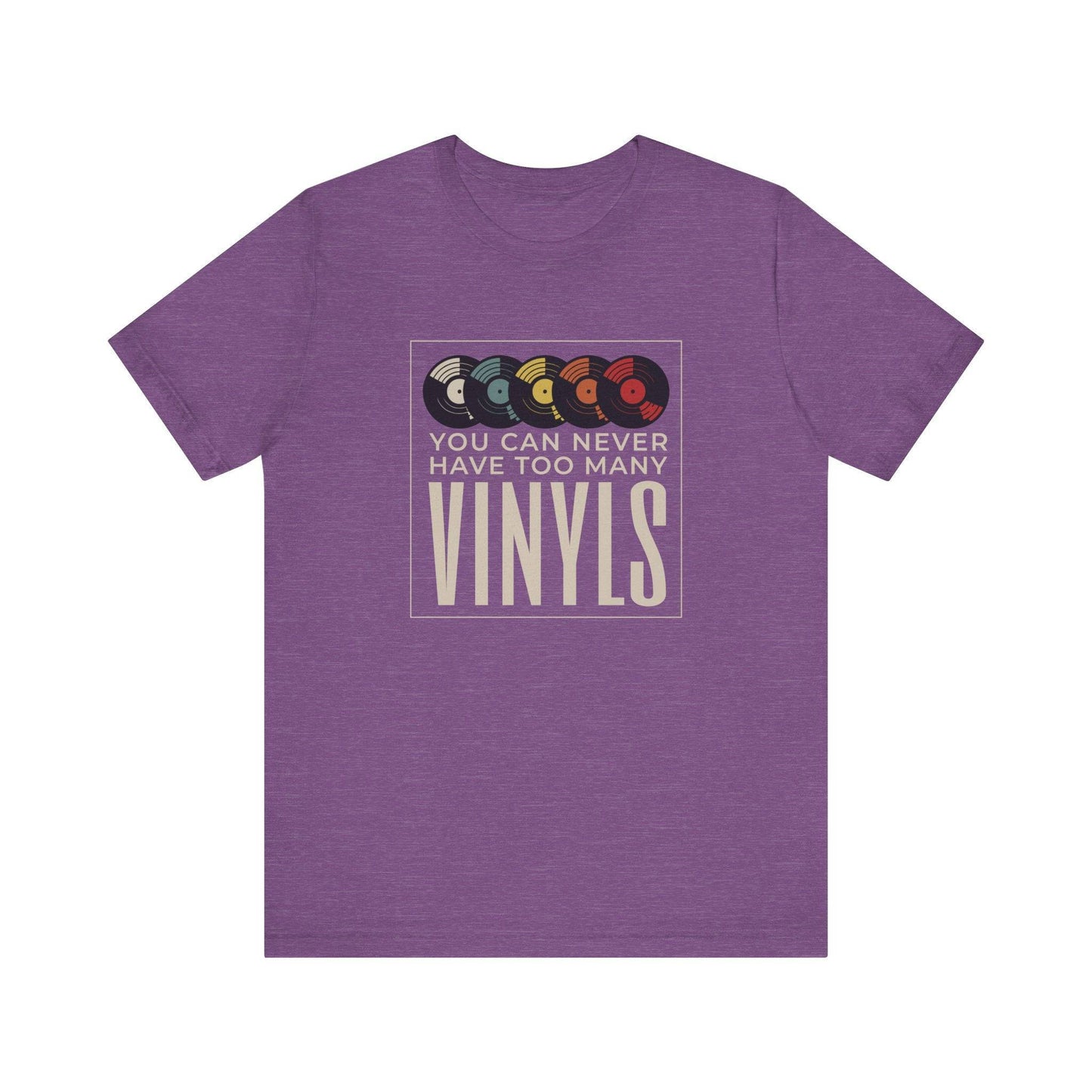 Vinyl Lover T-Shirt - You Can Never Have Too Many Vinyls - Retro Music Tee - Goateez Style