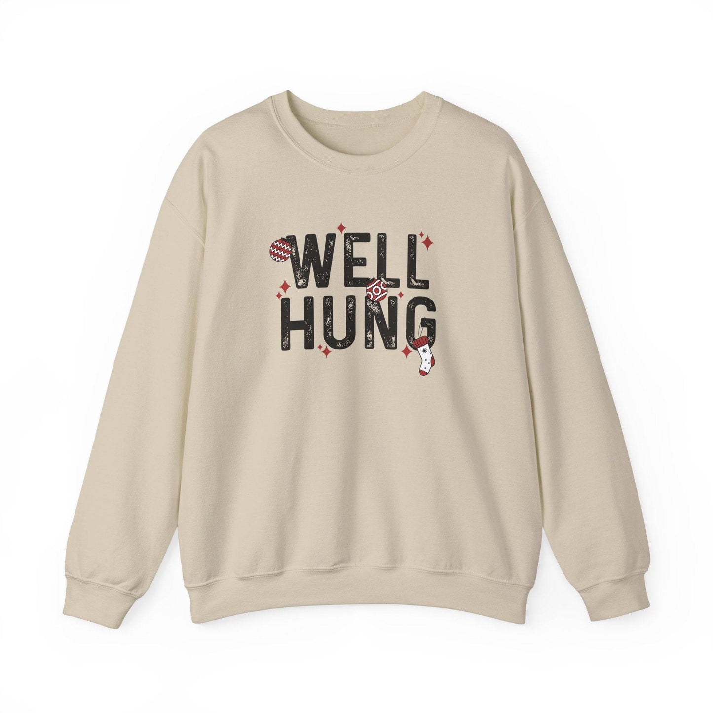 Well Hung Funny Christmas Sweatshirt - Goateez Style