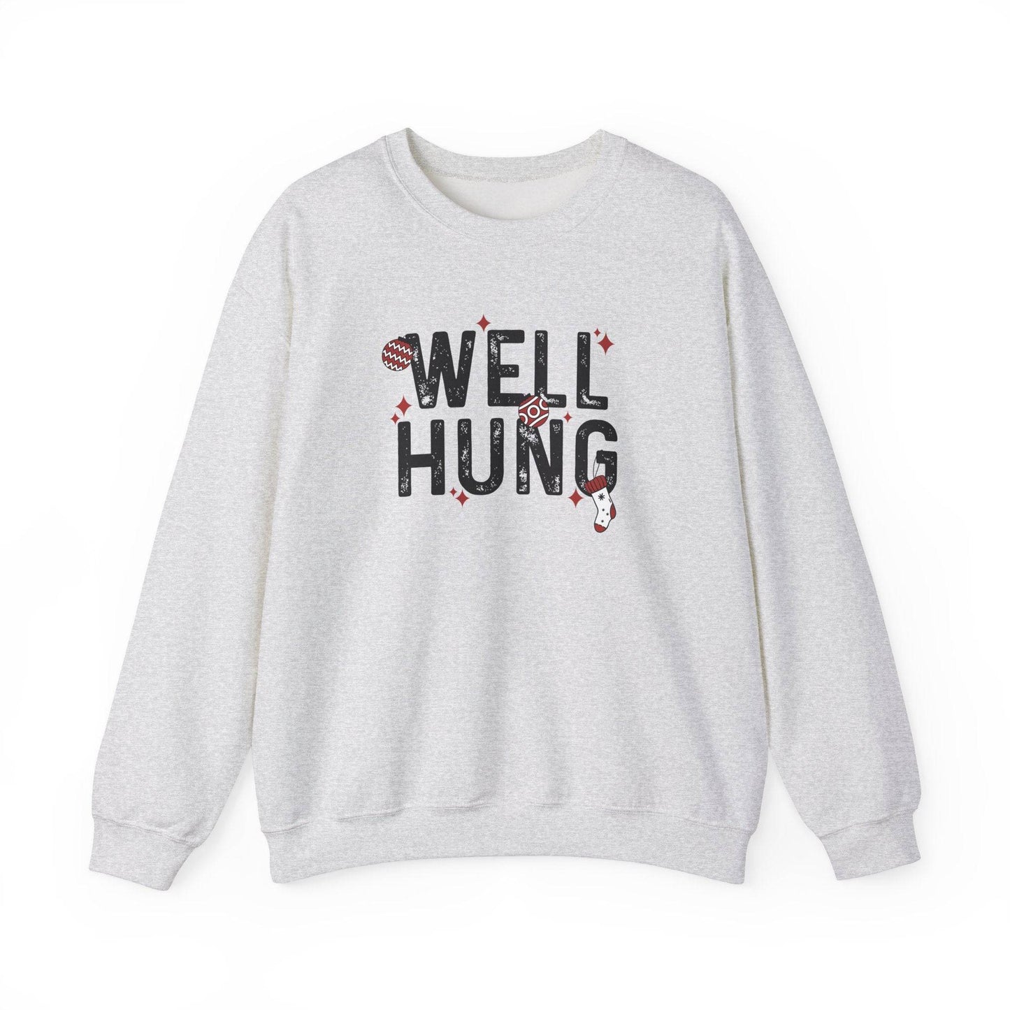 Well Hung Funny Christmas Sweatshirt - Goateez Style