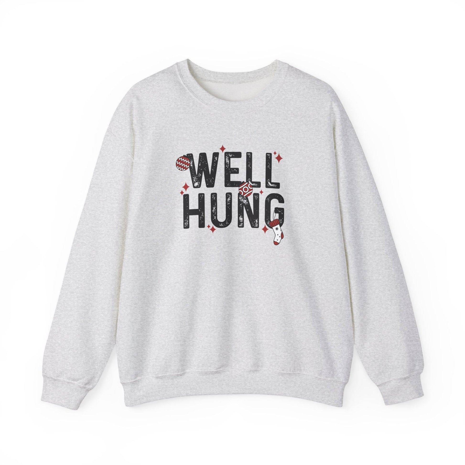 Well Hung Funny Christmas Sweatshirt - Goateez Style