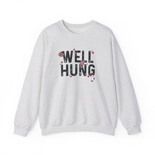 Well Hung Funny Christmas Sweatshirt - Goateez Style