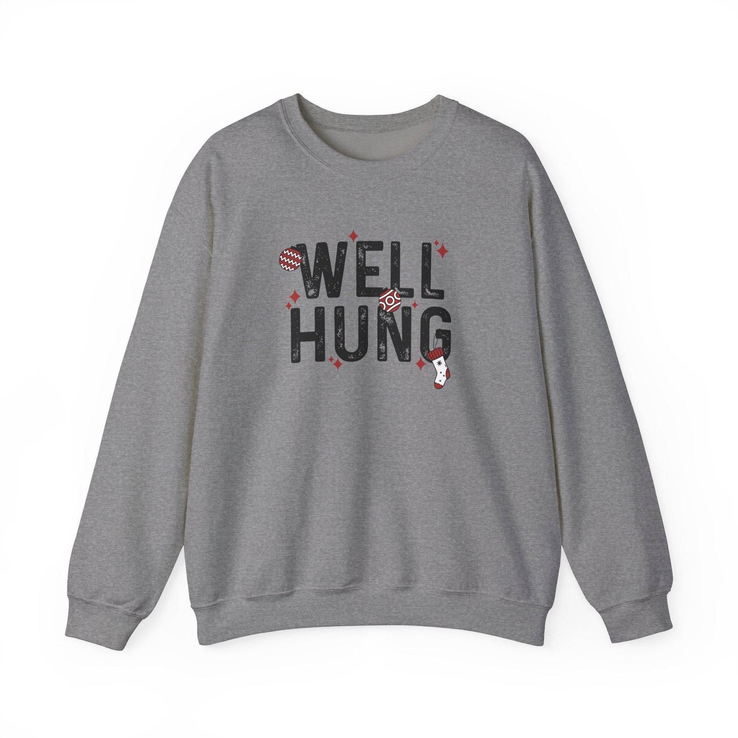 Well Hung Funny Christmas Sweatshirt - Goateez Style