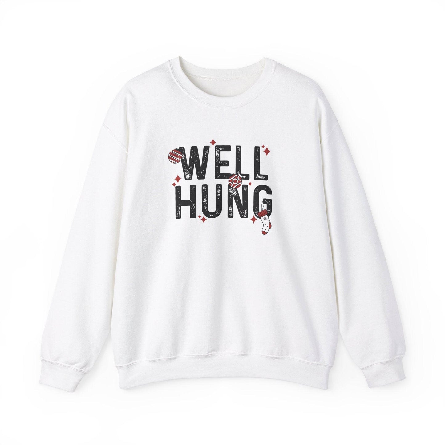Well Hung Funny Christmas Sweatshirt - Goateez Style