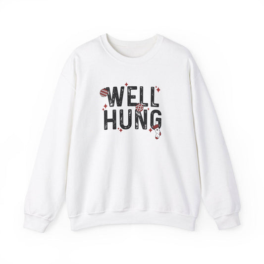 Well Hung Funny Christmas Sweatshirt - Goateez Style