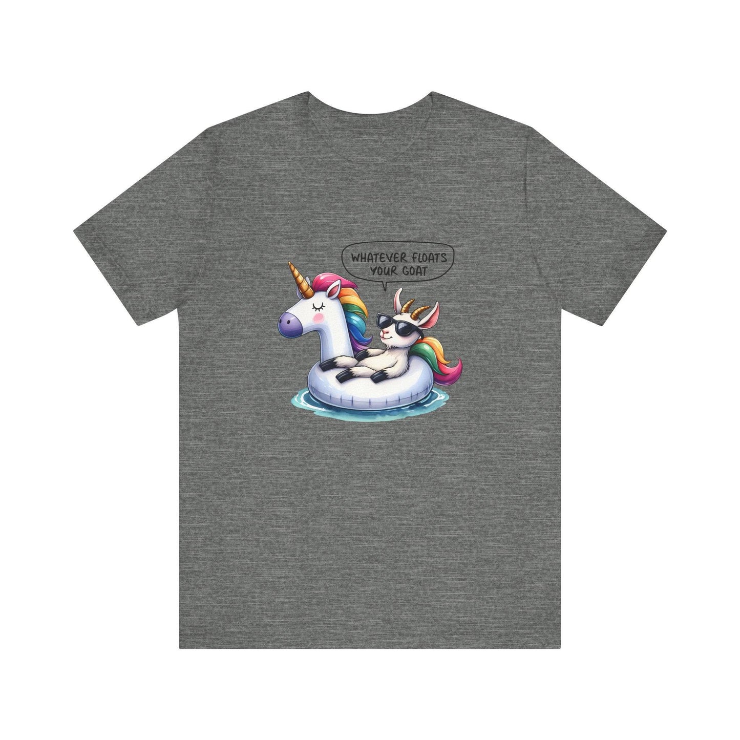 Whatever Floats Your Goat T-Shirt - Funny Pun Summer Graphic Tee - Goateez Style