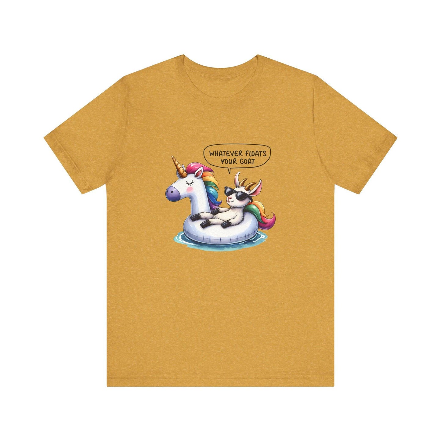 Whatever Floats Your Goat T-Shirt - Funny Pun Summer Graphic Tee - Goateez Style