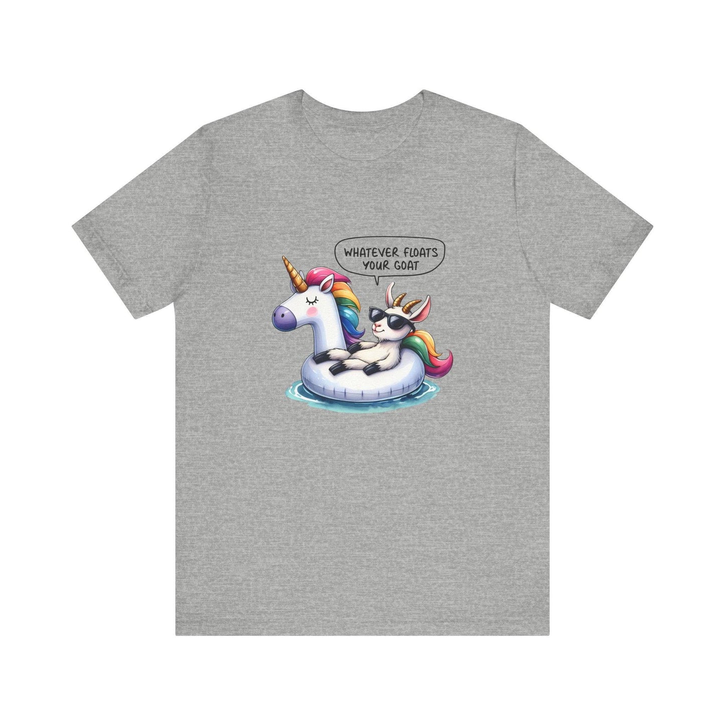 Whatever Floats Your Goat T-Shirt - Funny Pun Summer Graphic Tee - Goateez Style